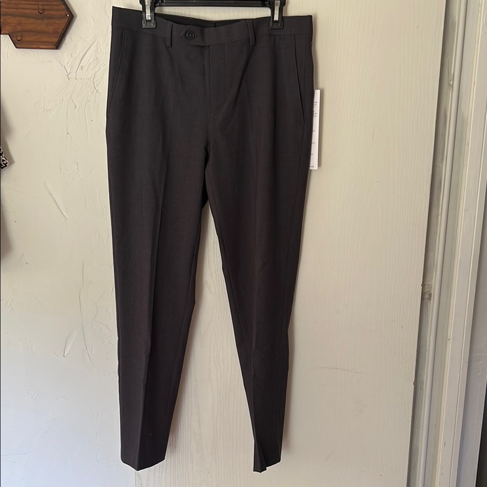 Calvin Klein Men’s Dress Pants Charcoal
